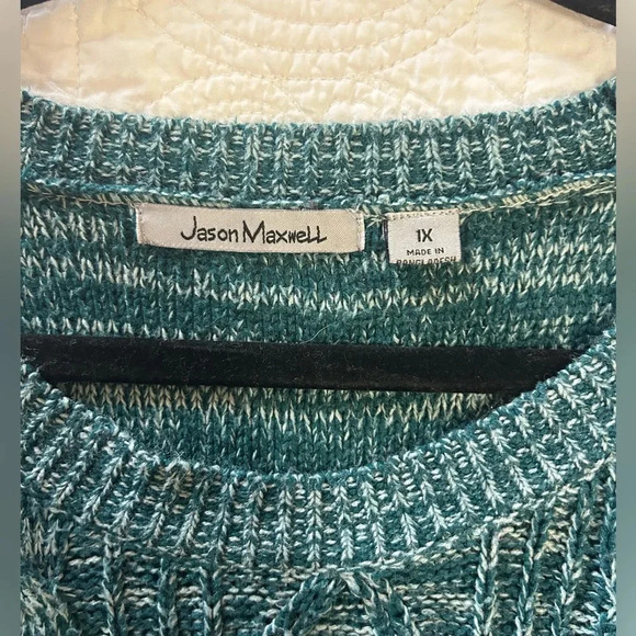 Jason Maxwell  Cable Knit Sweater. Fisherman Core. - Picture 3 of 6